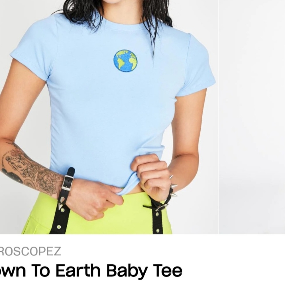 Dolls Kill Down to earth baby tee